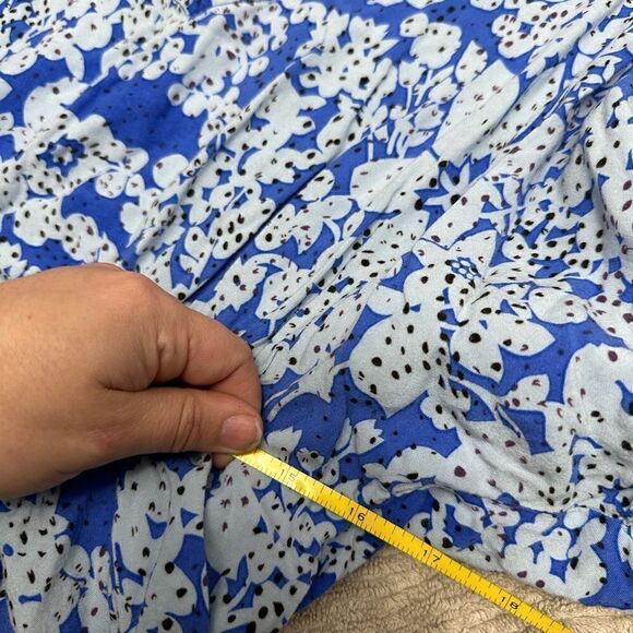 CAbi Style #891 Hippie Tunic Boho Dolman Sleeve Top Ombre Print Tie XS - Picture 5 of 7